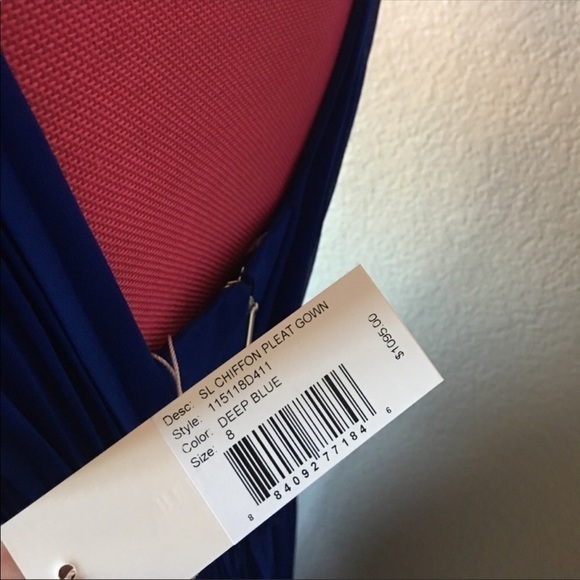 Rebecca Taylor Empire Waist Pleated Chiffon Dress Formal Evening Prom Wedding 8 - Picture 6 of 9